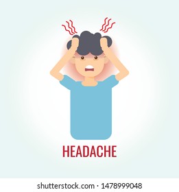 child has got flu and headache