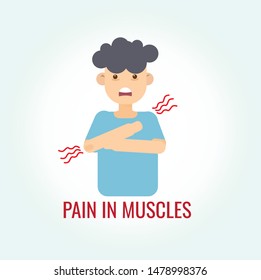 child has got flu and pain in muscles