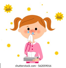 Child With Hay Fever