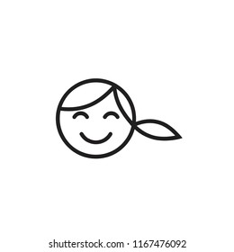 child head logo icon designs