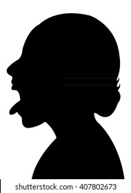 Download Profile Open Mouth Silhouette Images, Stock Photos ...