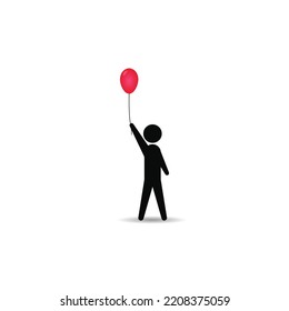 Kinderballons-Symbol, Vektorgrafik