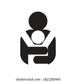 child hugging icon for child organization