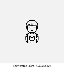 Child icon sign vector,Symbol, logo illustration for web and mobile