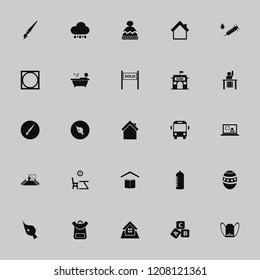 child icon. child vector icons set online teaching, rain, abc cubes and ask pupil