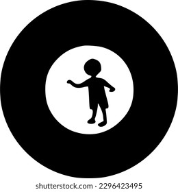 child icon vector symbol design illustration