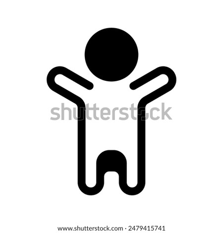 Child Icon Vector Symbol Design Illustration