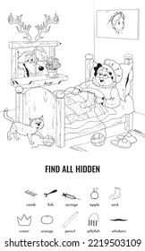 Child Intelligence Development Find Hidden Object