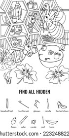 Child Intelligence Development Find Hidden Object