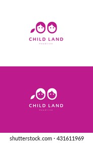 Child land logo template.