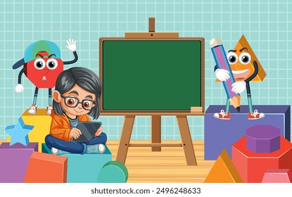 Aprendizaje infantil con Formas geométricas en el aula