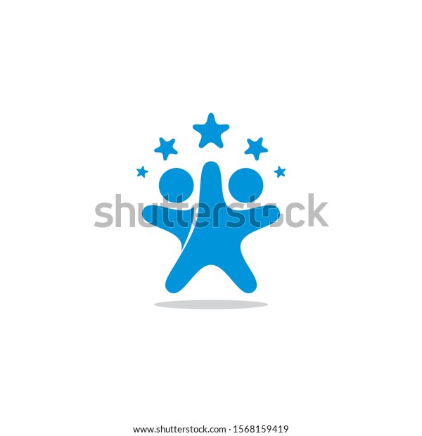 Child Logo Hope Logo Student Logolearn Stock Vector (Royalty Free ...