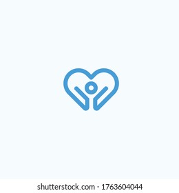 child love logo. love icon