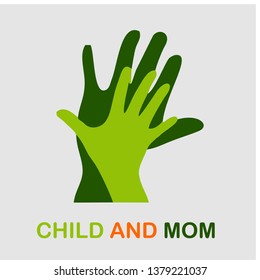 child and mom logo