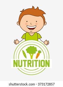 child nutrition design, vector illustration eps10 graphic 