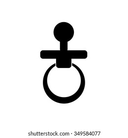 Child pacifier symbol