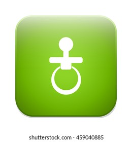 Child pacifier symbol