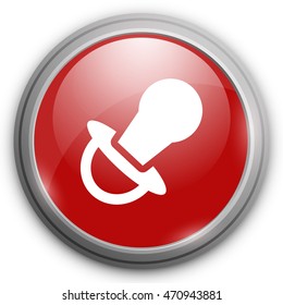 Child pacifier symbol