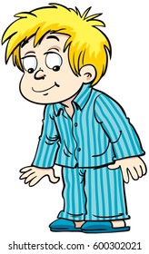 child in pajamas