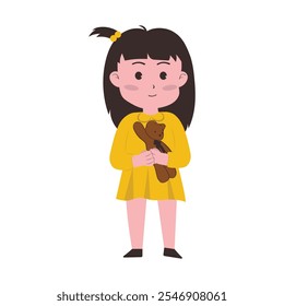 Child Playing Character Vector - 10