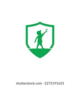 Child protect logo for use child protect company or organigation whom work to protect child.