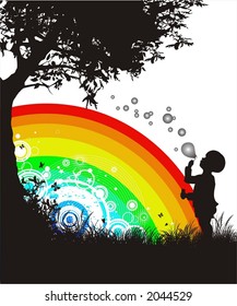 Child and Rainbow