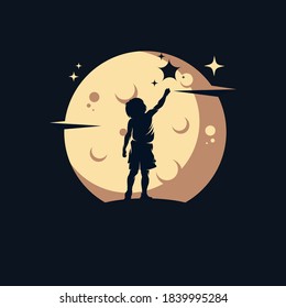 A child reaching the stars logo