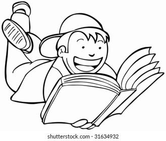 7,049 Black Child Reading Stock Vectors, Images & Vector Art | Shutterstock