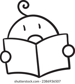 child reading a book out loud