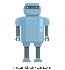 Child robot icon cartoon vector. Cute toy. Computer science