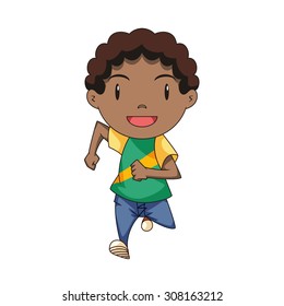 264,249 Cute cartoon black children Images, Stock Photos & Vectors ...