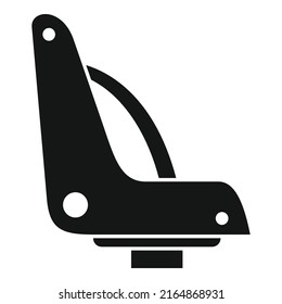 Child seat bike icon simple vector. Kid family. Trailer ride