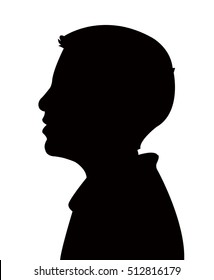 a child silhouette vector 