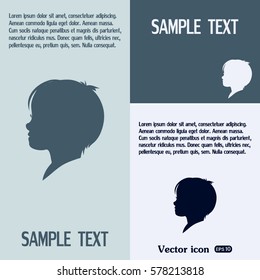  a child silhouette vector.
