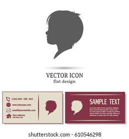  a child silhouette vector.