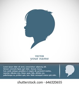  a child silhouette vector.