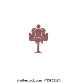 child sitting in a chair