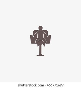 child sitting in a chair