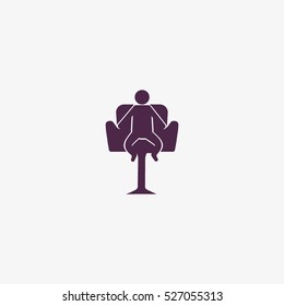 child sitting in a chair