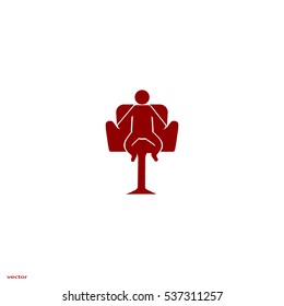 child sitting in a chair