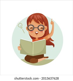 child sitting on the floor reading a book