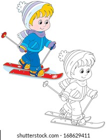 Child Skiing