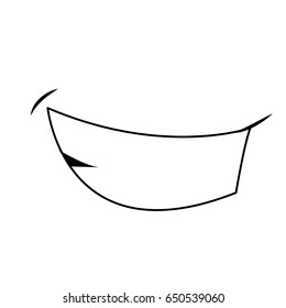 child smiling and showing teeth image