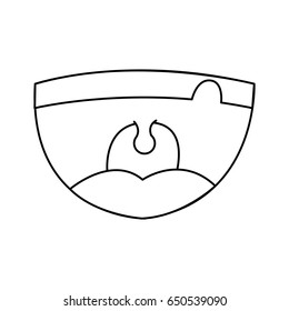 child smiling and showing teeth image