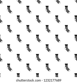 Child sock pattern seamless vector repeat geometric for any web design