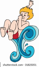 Child Swimming