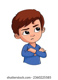 Un niño que piensa en un pensamiento