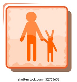 child and a toy