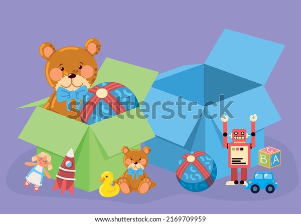 child toys boxes for\
play