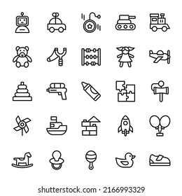 child toys icon set illustration vector graphic